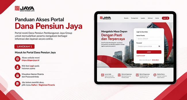 Langkah 1 - Panduan Akses Portal