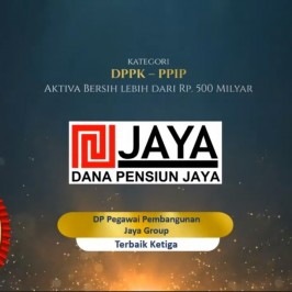 Dana Pensiun Jaya Sebagai Dana Pensiun PPIP Kinerja Terbaik Ketiga Tahun 2020